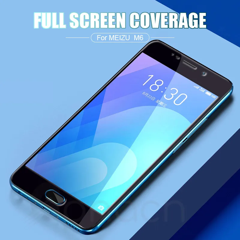 9D Защитное стекло для Meizu M8 Lite M8 M6 M5 Note M6S M6T M5S M5C V8 ...