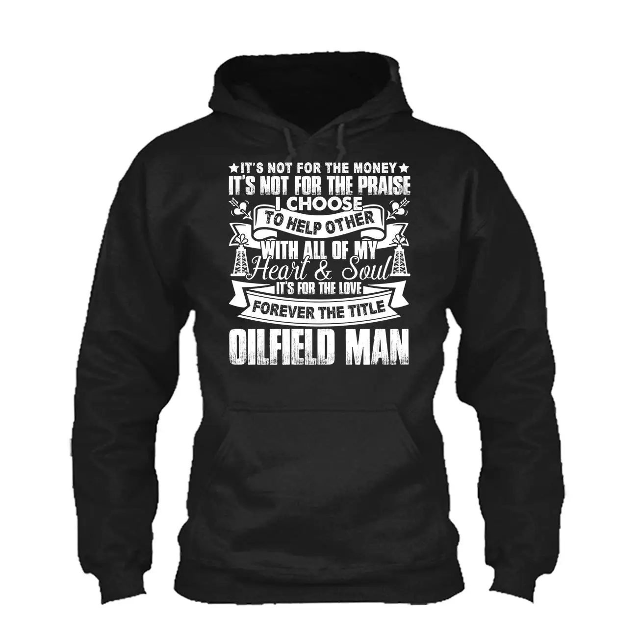 Forever Title Oilfield Man Tee Shirt Cool Long Sleeve |