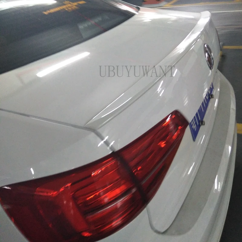 

For Volkswagen Sagitar Jetta2017 2018 ABS Plastic Primer Color Car Rear Tail Trunk Wing Decoration Spoiler