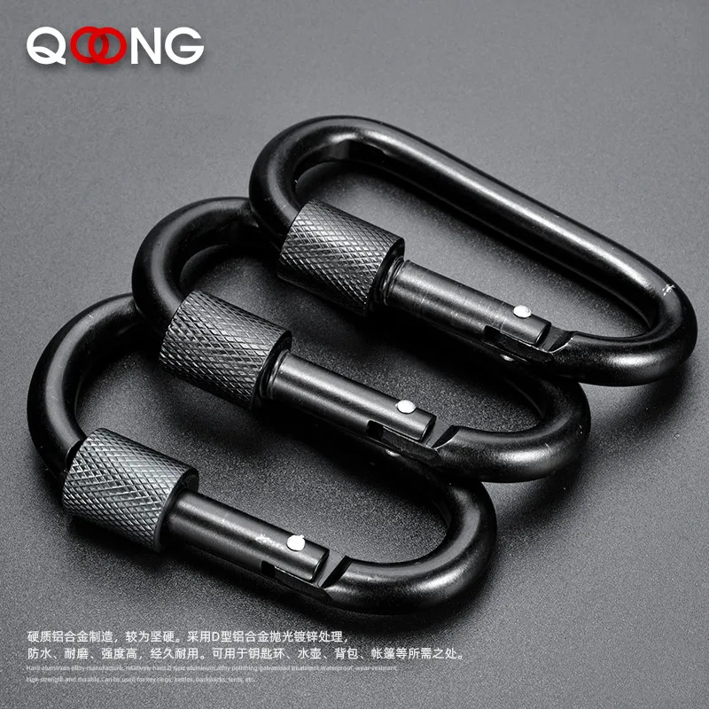 10 шт. Открытый зажим для ключей винт цепочки карабин подвешивания подъема в