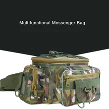 Зимняя сумка для хранения рыболовных снастей, вместительная сумка на плечо, нейлоновая сумка на молнии, Аксессуары для рыбалки