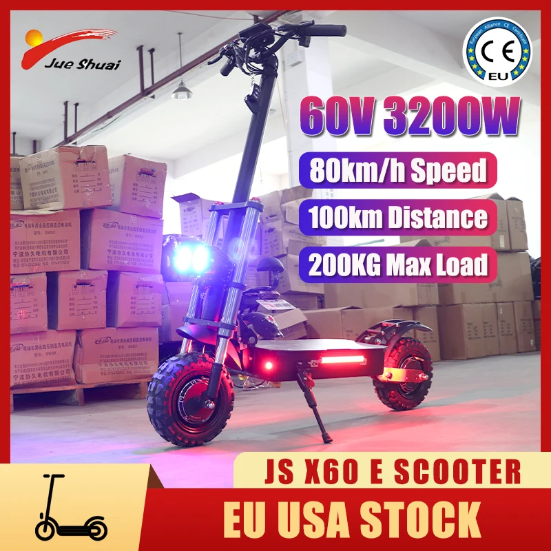 2021 Motorcycle Electric scooter Bike 5600W Dual Motor Scooters Adults with Seat 80KM/H Max Speed E Scooter | Спорт и развлечения