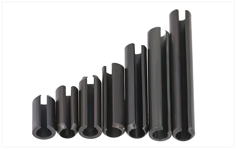 Elastic Cylindrical Pin 65Mn Open Elastic Pin Blackening Elastic Pin Cylindrical Pin Spring Pin GB879 M4M5M6M8M10 10PCS