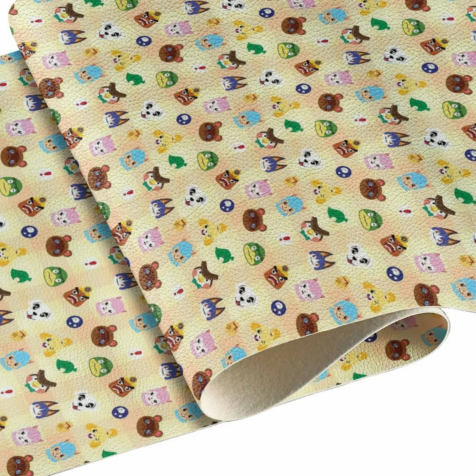 Кожаные листы с рисунком футбольного мяча ткань Холст на спине 22*30 см