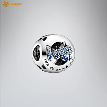 

Volayer 925 Sterling Silver Beads Limited Edition We Can Do Anything Charm fit Original Pandora Bracelets Women Jewelry Making
