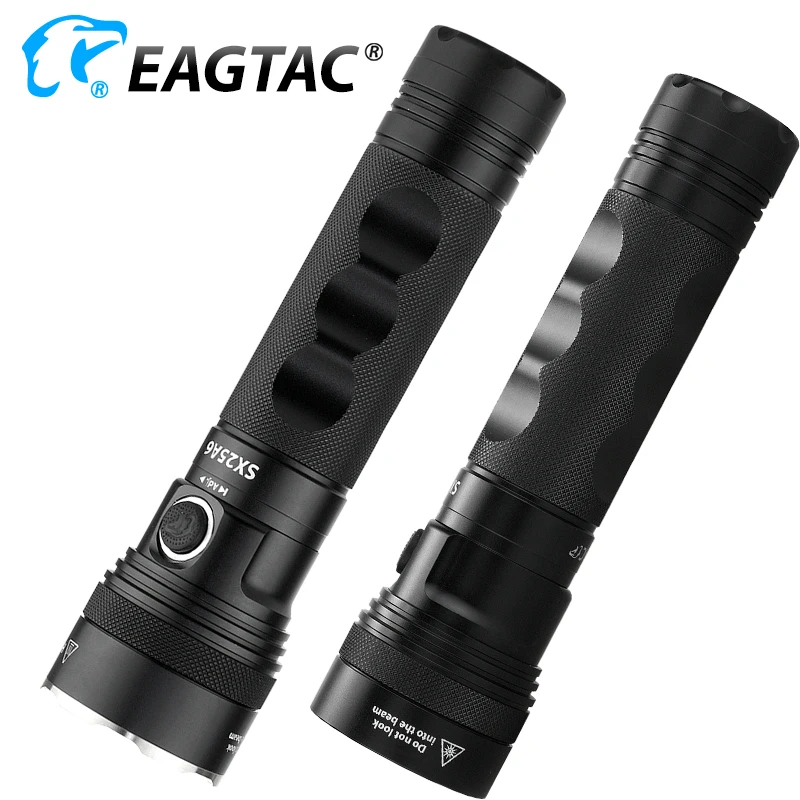 Светодиодный фонарик EAGTAC SX25A6 1494 люмен 6 батареек АА три выхода мгновенный