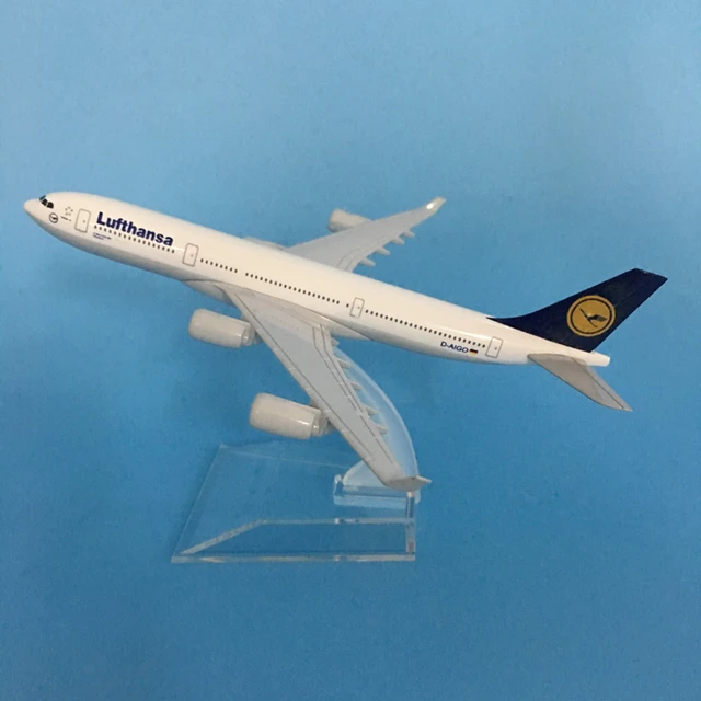 JASON TUTU 16cm Lufthansa Boeing 747 Plane Model Airplane Model Airbus Aircraft Model 1:400 Diecast Metal Airplanes Plane Toy 1