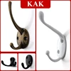 KAK Vintage Hangers Hook Zinc Alloy Wall Hook Bronze Cloth Coat Bag Hat Hanging Hooks Bathroom Kitchen Anitque Racks with screws ► Photo 1/6