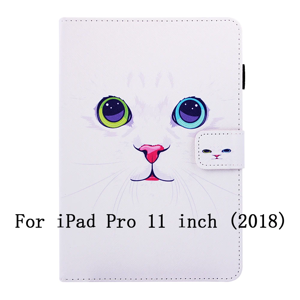 1 Мультфильм Cat чехол для IPad Mini 1 2 3 4 5 7 для девочек от 5 до 8 лет Чехол для iPad Pro 9,7 Чехол для iPad Air 2 Планшеты из искусственной кожи с подставкой - Цвет: 1