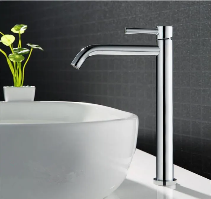 Vidric Total brass Basin Faucet chrome finished hot and cold single lever bathroom basin sink mixer tap