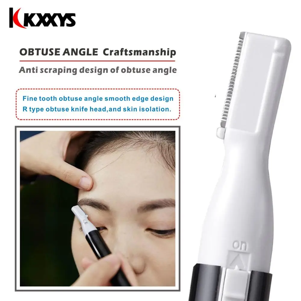 Electric Eyebrow Trimmer and Facial Hair Remover