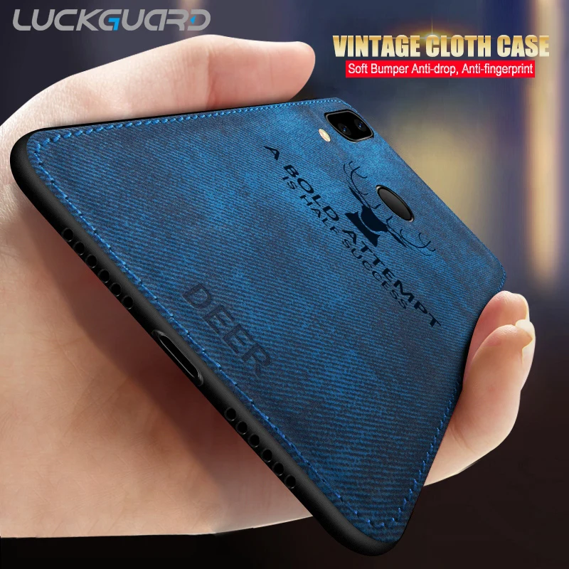 Custodia In Tessuto Di Cervo Per Huawei Mate 10 20 30 40 Pro P20 P30 P40 Pro Honor 10 Lite 10I 20 V30 Nova 7 Cover In Silicone Antiurto