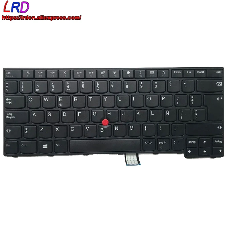Новая ES ЛАТИНСКАЯ Испанская Клавиатура для ноутбука Lenovo Thinkpad E470 E470C E475|Клавиатуры