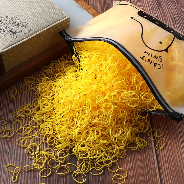 2000pcs Girls Hair Bands Hair Accessories Nylon Rubber Band Elastic Headband Children Ponytail Gum Holder Bands Kids Ornaments Bird bag-14