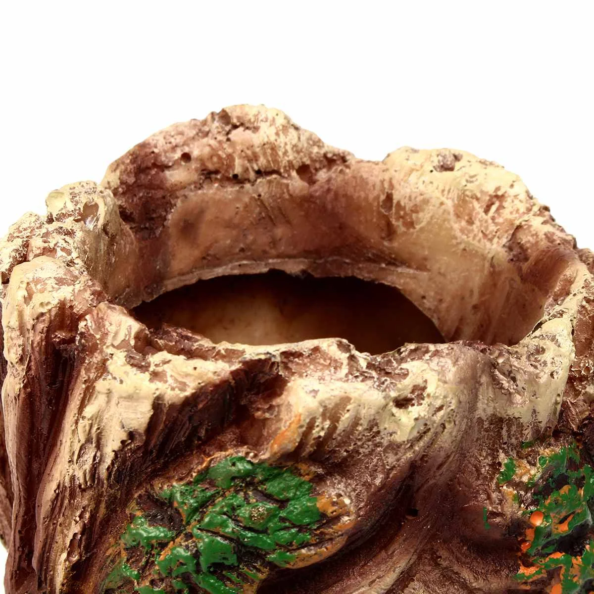 

Hot Resin Breeding House Root Resin Hollow Simulation Tree Hiding Cave Rockery Tree Head Aquarium Reptile Habitat Landscaping De