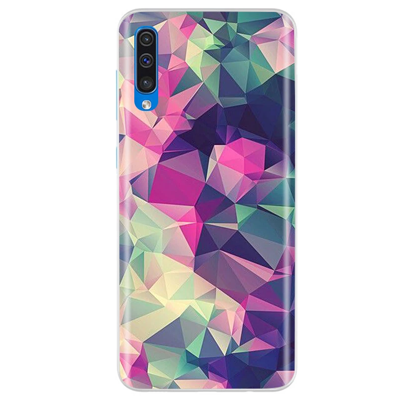 phone card case For Samsung Galaxy A50 A70 2019 Case Tpu Cover Soft Silicone Cute Painted Case For Samsung A70 A705F A50 A 50 A505F A 70 Fundas phone flip cover
