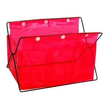 

Simple Fashion Jewelry Storage Box Case Bright Organizer Transparent Foldable Container -FT Makeup Cosmetic Bag