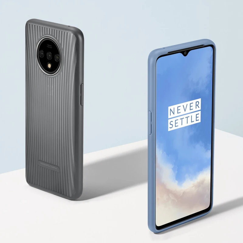 24 часа 1+ 7 Т Подушка бампер чехол Oneplus 7T чехол из песчаника силиконовый Карбон бампер