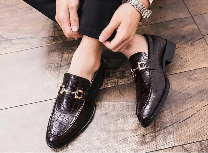 Новые мужские лоферы большого размера; дизайнерские модные модельные туфли; мужские свадебные туфли ручной работы; дизайнерские модельные туфли в деловом стиле; W95
