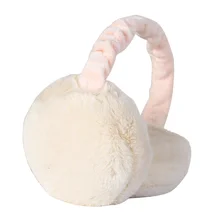 Женские наушники-вкладыши, полностью объемные складные зимние защитные головные уборы из искусственного меха, регулируемые теплые наушники