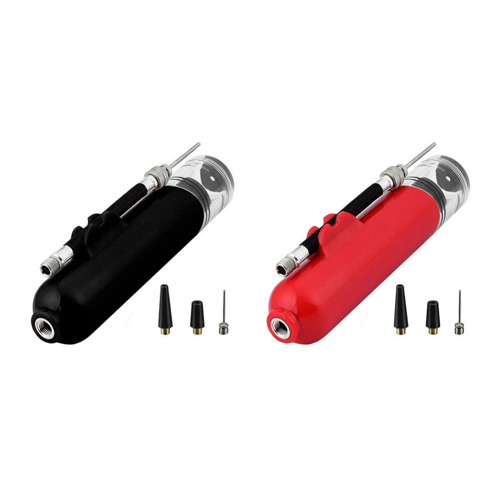 Multifunctional Football Soccer Ball Portable Hand Pump Inflator Needles Volleyball Hose Holder Nozzle Lightweight