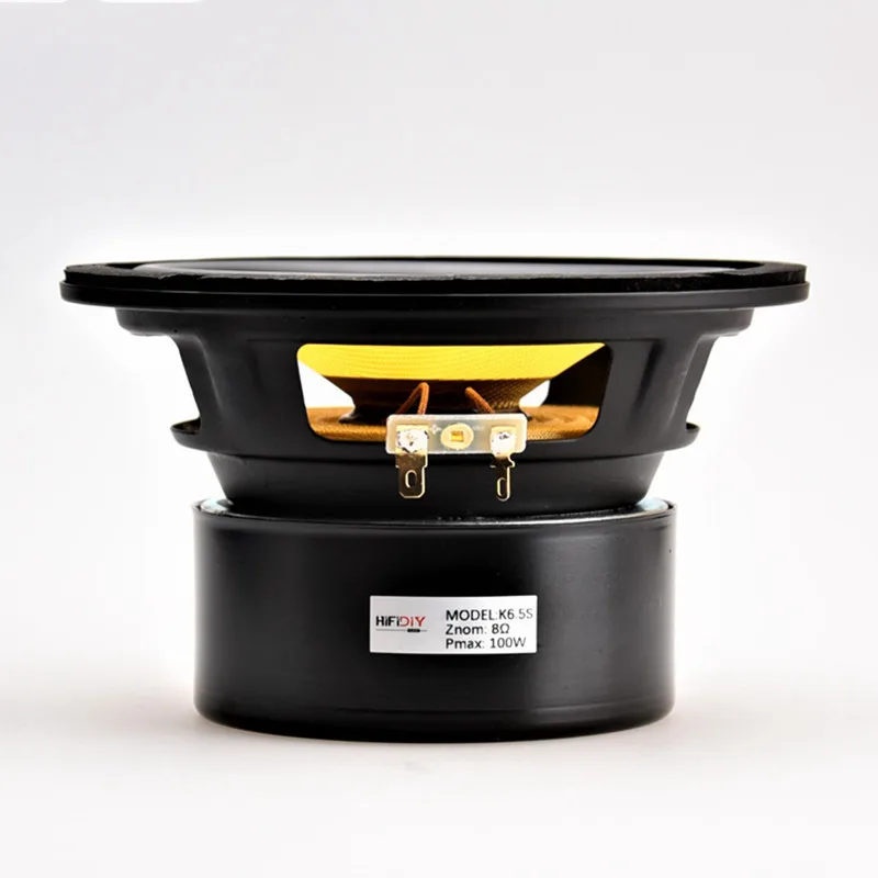 HF-306 Hi-Fi Динамик s DIY 6 5 дюймовый басовый динамик середины НЧ-динамик блок K6.5S