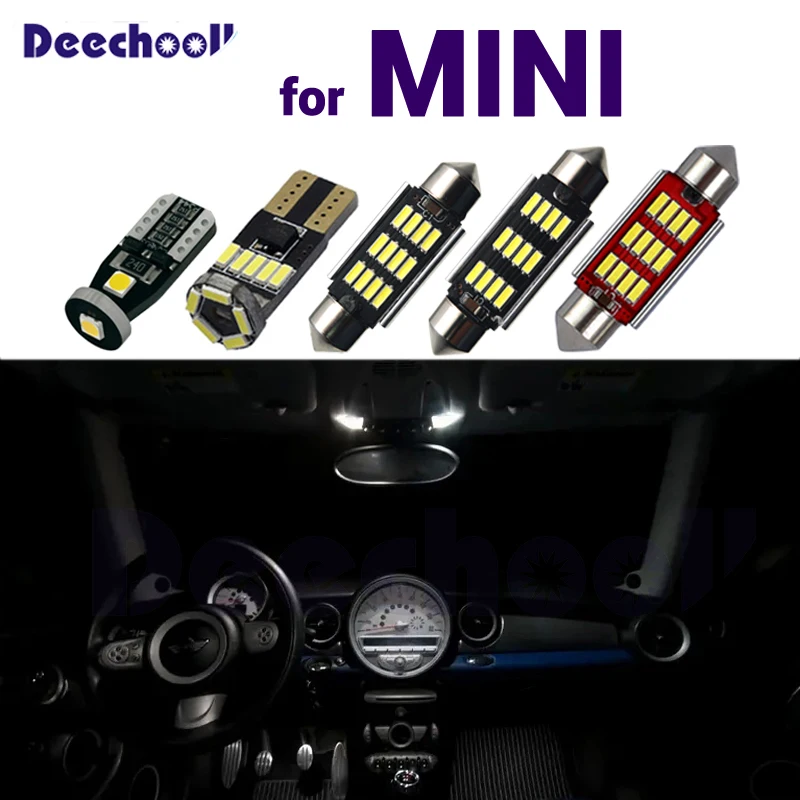 Canbus без ошибок для Mini Cooper R50 R52 R53 R55 R56 R57 R60 подсветка номерного знака + светодиодная