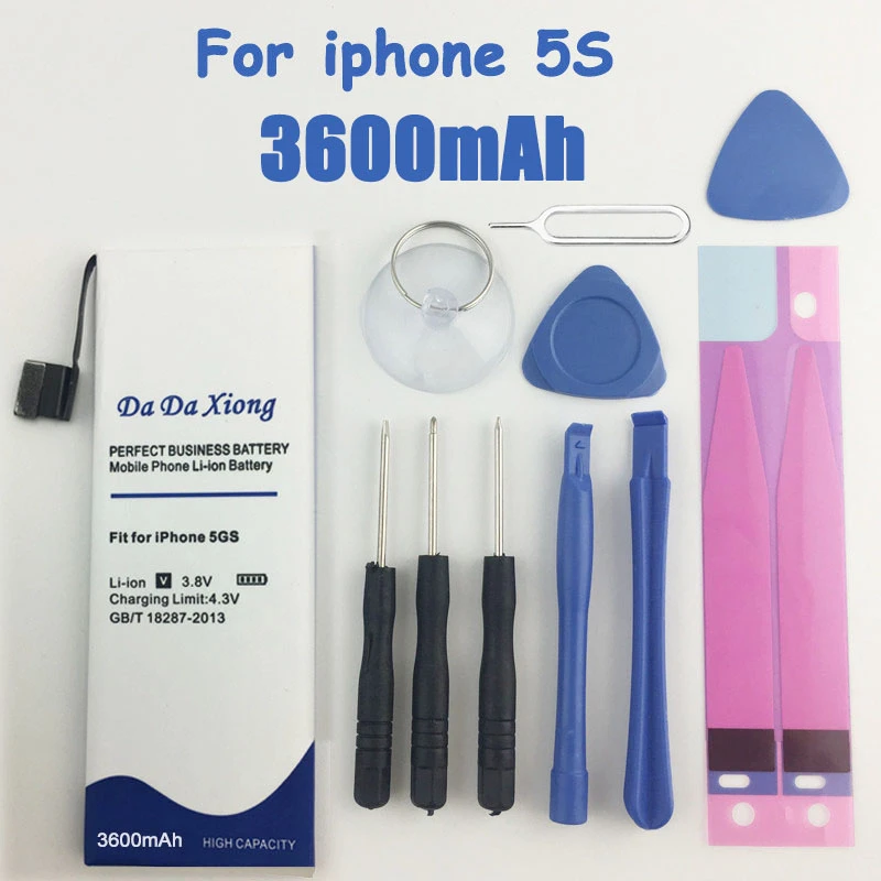 High Capacity 3600mah Battery For Apple Iphone 5s 5c With Repair Machine Tools 3200mah Battery Battery Forbattery 3200mah Aliexpress