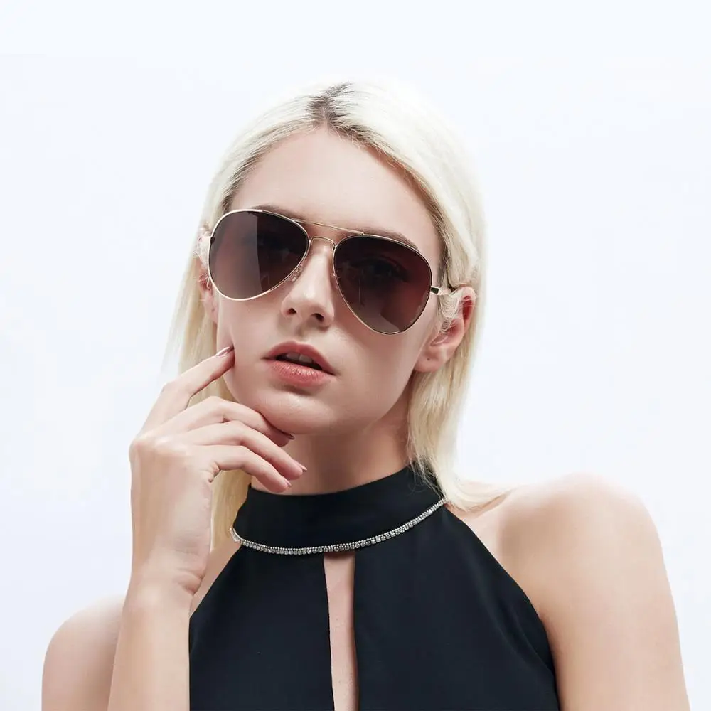 COLOSSEIN авиаторы солнцезащитные очки Мужские Женские винтажные овальные линзы