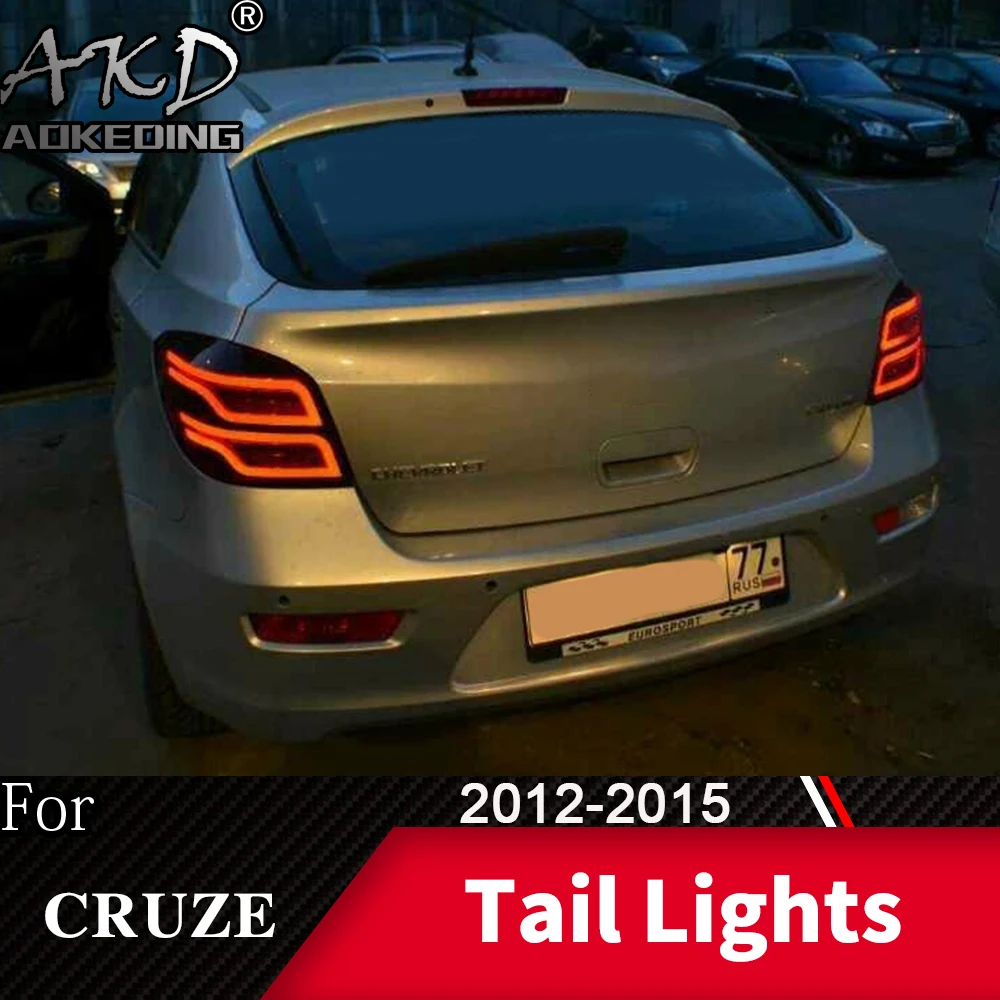 Tail Lamp For Car Chevrolet Cruze 2012- LED Tail Lights Fog Lights Daytime Running Lights DRL Tuning Cars Car Accessories