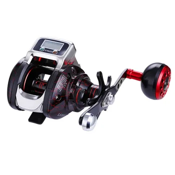 

LS Fishing Wheels Digital Display Fishing Reel 5kg Drags Metal Wheels Water Drop Fishing Reel 2019 Outdoor Ocean Fishing Reel