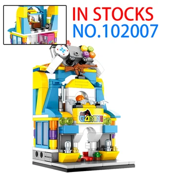 

City Street View The Game Machine 291PCS Building Blocks Toys For Children Compatible for GSBAN City Assemble Toy Kids Gifts