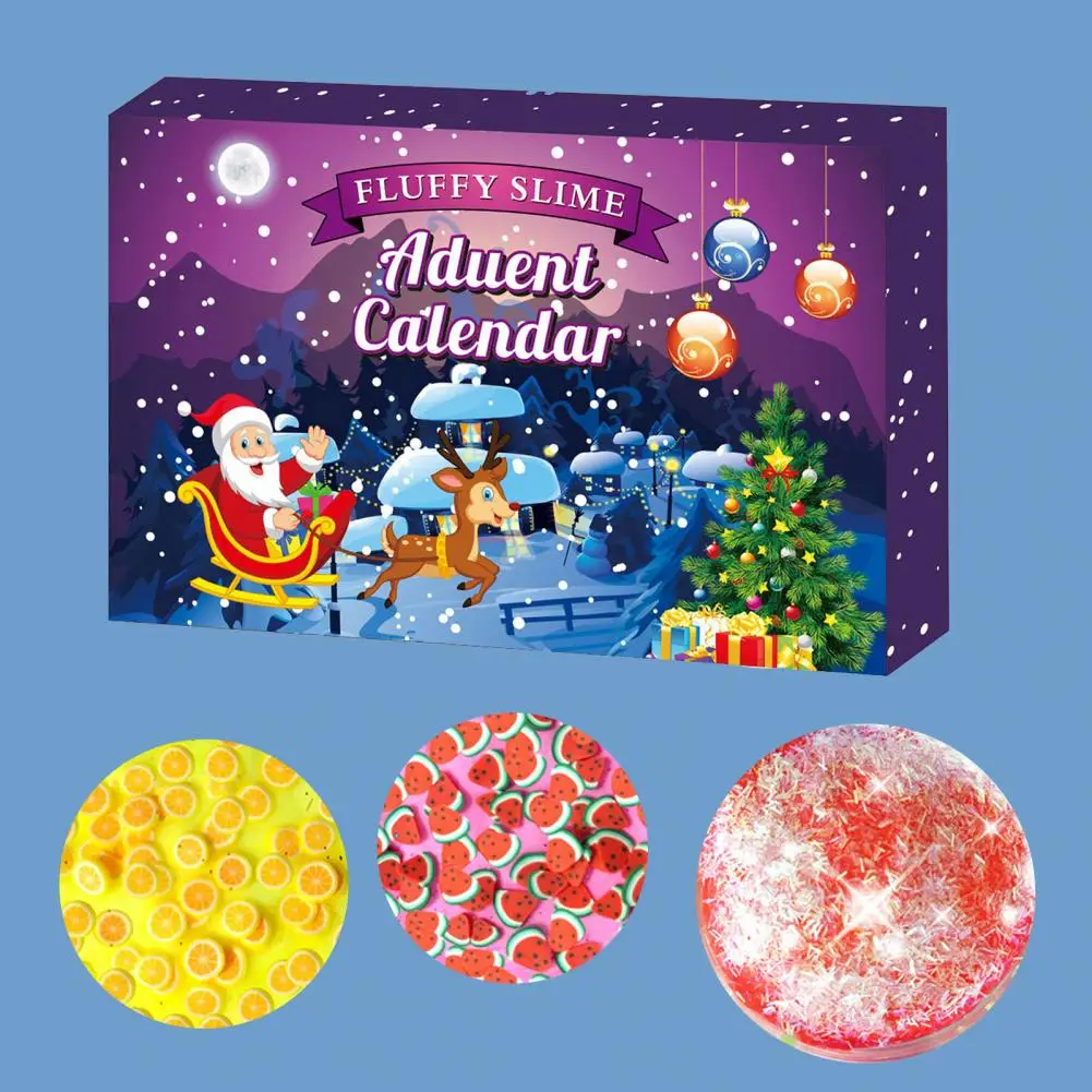 1 Pieces Slime Bubble Gum Crystal Mud Advent Calendar 2021 Children And  Adolescents Christmas Countdown - Advent Calendars - AliExpress