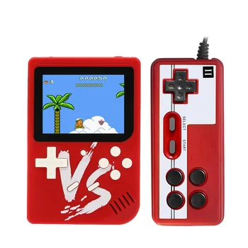

Handheld Game Console Portable Game Machine 500 in 1 Classic Games With Wired Gamepad Support AV Output 2 Players Mode