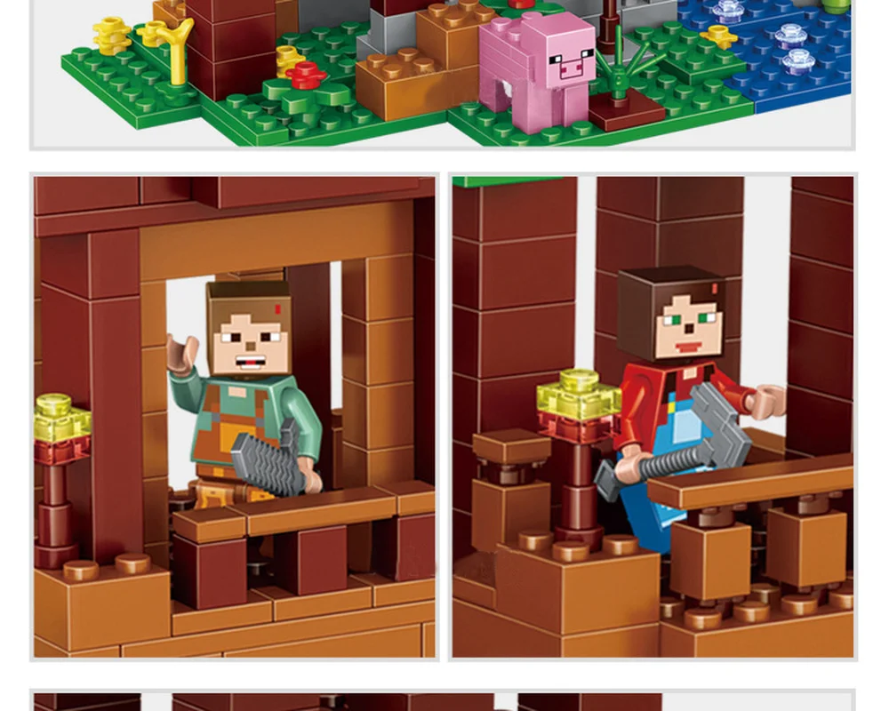584 детские развивающие строительные блоки игрушки World Tree Tower DIY игрушка с