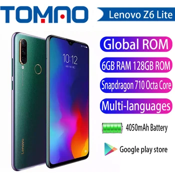 

Global ROM Lenovo Z6 Lite Smartphone Snapdragon 710 Octa Core 6.3 inch 2340*1080 4050mAh Battery Rear Camera 16.0MP+8.0MP+5.0MP