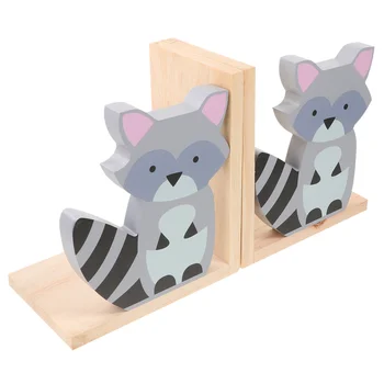 

1 Pair Bookends Durable Cartoon Stylish Book Stoppers Book Supports Desktop Bookends for Office