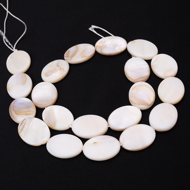 Shell Beads Mother of Pearl Love Star Oval Round Flat Loose Spacer Beads for Jewelry Making DIY Charm Bracelet Necklace