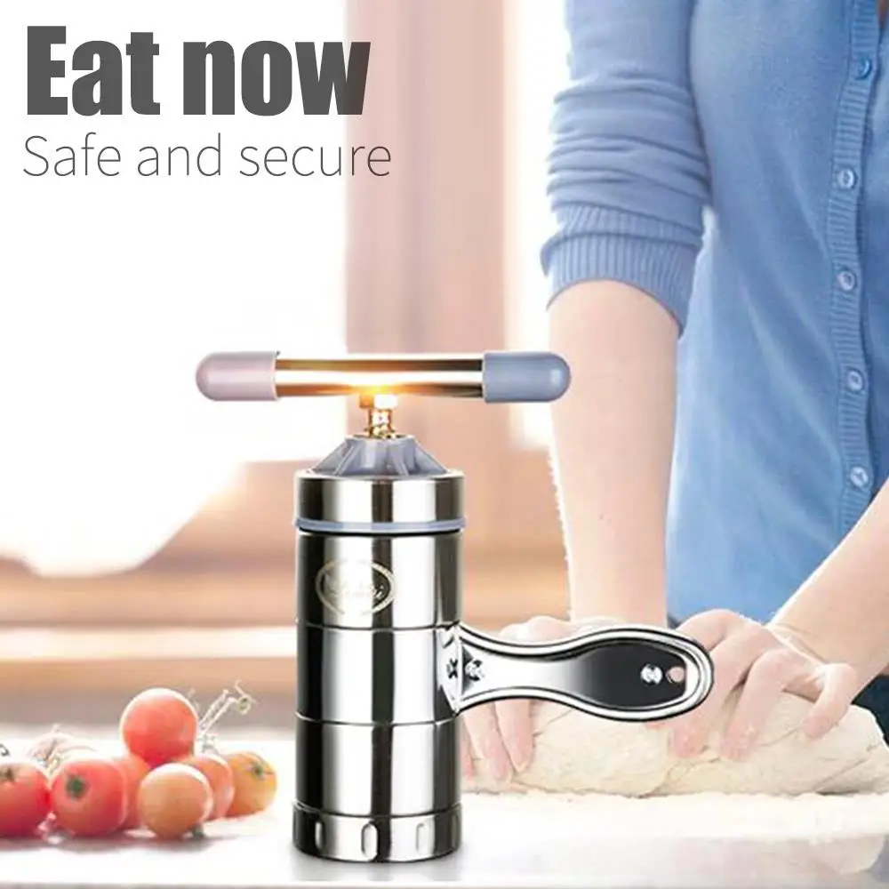 Резак для лапши из нержавеющей стали ручной измельчитель чеснока лука спагетти