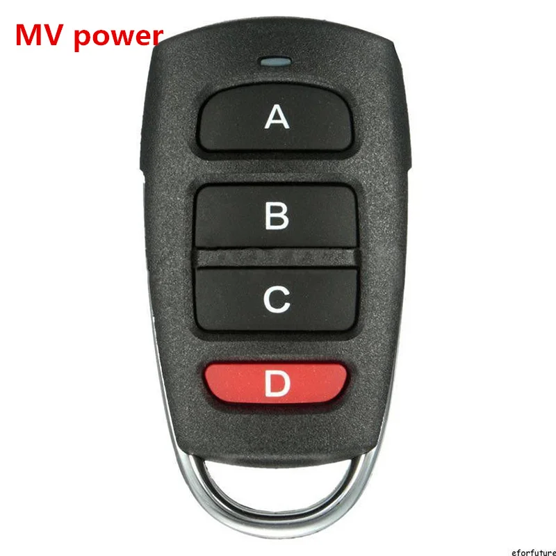 MVpower Универсальный 433 мгц радиочастотный пульт дистанционного управления, электрические гаражные ворота, двери автомобиля, дистанционный брелок, системы сигнализации
