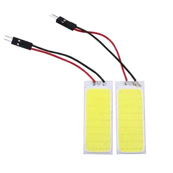 

Light White Car LED COB Nightlight 2PACS 36LED Lamp 2pcs for 36 Lights Panel HID Interior Reading Dome