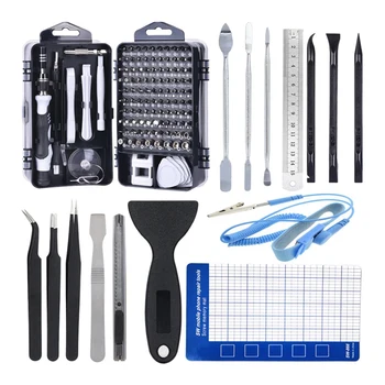 

121 in 1 netic Screwdriver Bit Set for PC Watch Laptop Glasses Electronics Jewelers Hand Work Repairing Tools