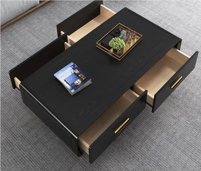 tea table wooden design Living Room TV monitor stand mueble marble leather oval edge cabinet +tv stand table+Coffee centro Table