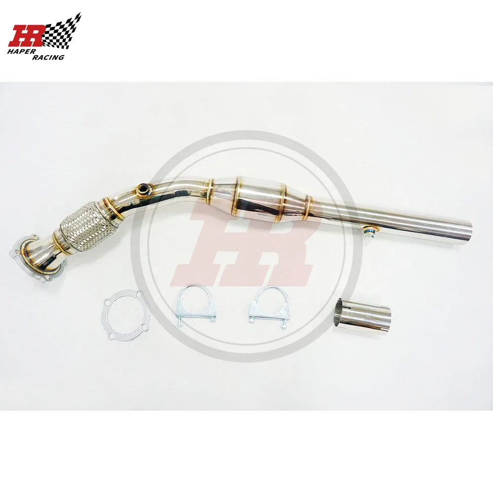 US $115.43 HP RACING Stainless Steel Exhaust Decat Downpipe For GOLF MK4 20V G Ti A3 TT 18T 19982004