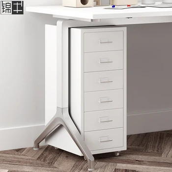 

File cabinets, iron cabinets, low cabinets, storage cabinets, mobile cabinets, five buckets of drawers under the table