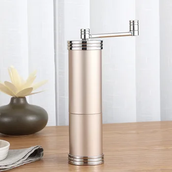 

Household Portable Cylindrical Coffee Grinder Handy Crank Stainless Steel Thickened Manual Coffee Grinder JY