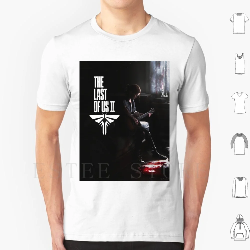 Tiera-The Last Of Us Parte 2 T Shirt Cotone Uomo Stampa Fai Da Te Thelastofus Tlou Part2 Joel Wlan Ps4 Ps3 Zombie Clicker Infettato