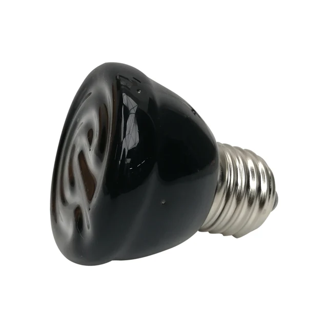 220V Far Infrared Heating Lamp Black Ceramic Emitter Light E27 Pet Warmer Bulb Brooder Chickens Tortoise Lizard Reptile Light 4