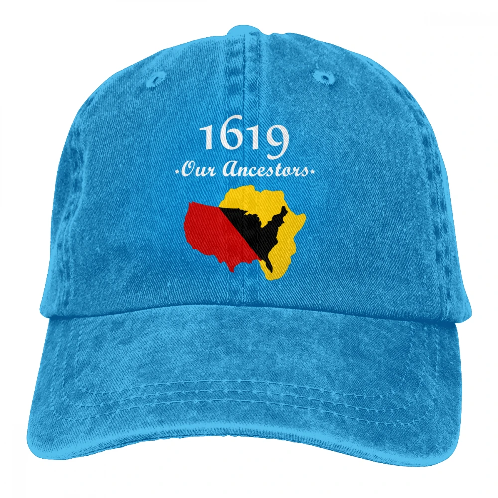 1619 проект Honor предки Casquette черные унисекс Мужские Женские джинсовые бейсболка с ремешком кепки регулируемые Гольф папа шляпа