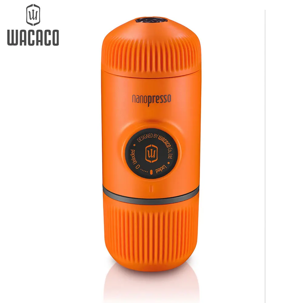  Coffee Machines Wacaco WCCN84 Espresso manual Nanopresso Orange Small Size Kitchen for making groun - 4000445330756